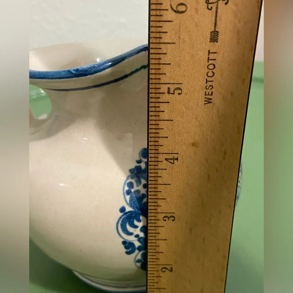 🖤 Italian Ceramic Rooster Chicken Pitcher Hand Painted Italy (Marked) - Picture 14 of 14